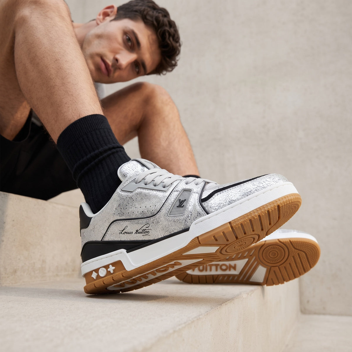 Louis Vuitton Trainer Retro Sneaker β Silver