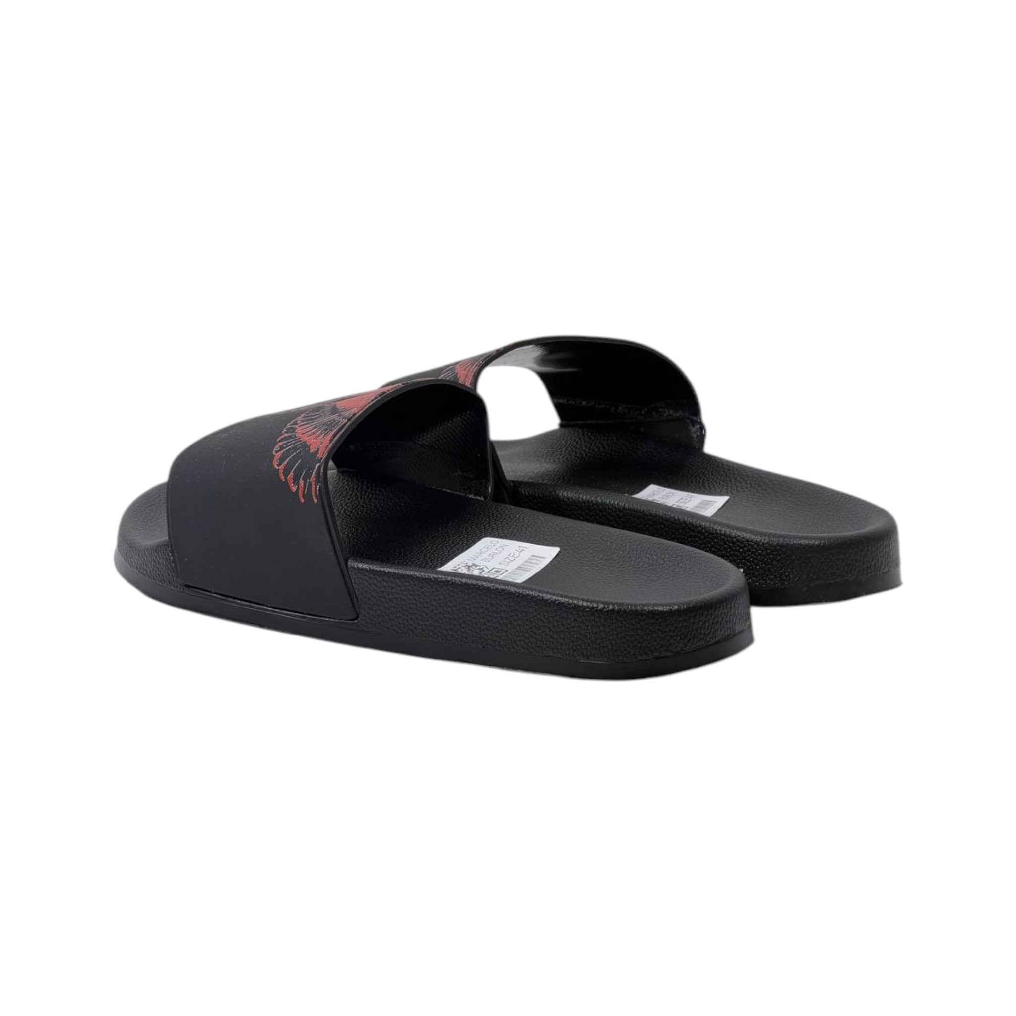 Marcelo Burlon Wings Slides – Black & Red Edition 🦅🔥