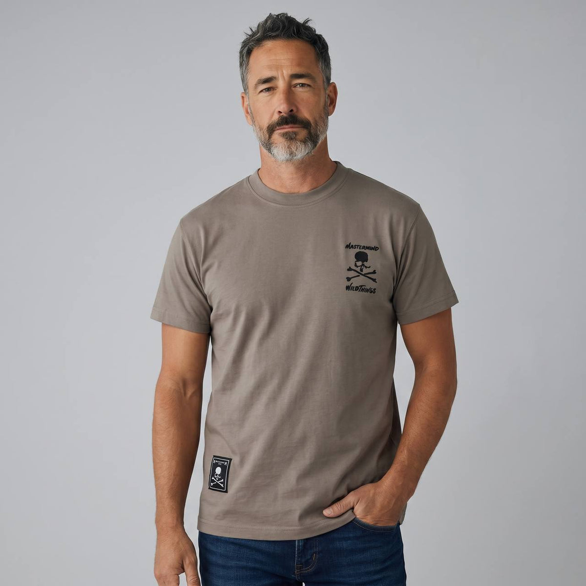Mastermind “Wild Things” Skull Tee – Taupe Edition ☠️🔥