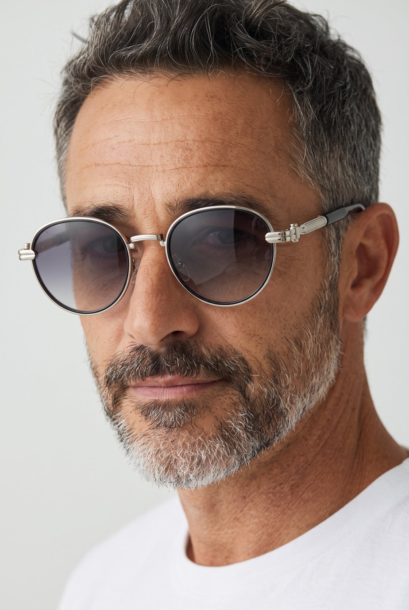 Masterpiece Round Sunglasses β Silver Frame πΆοΈ