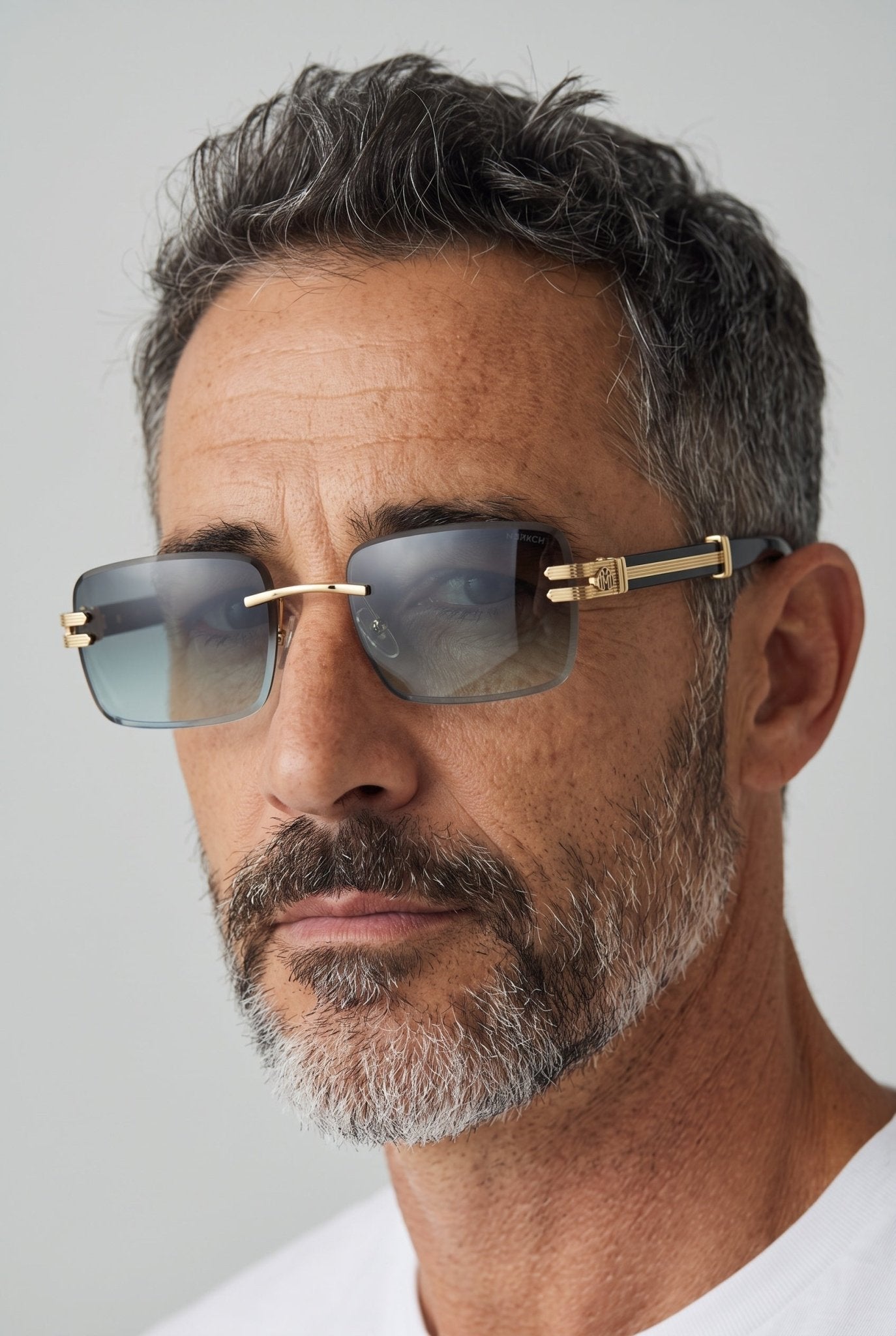 Maybach Rimless Sunglasses β Gold & Smoke πΆοΈ