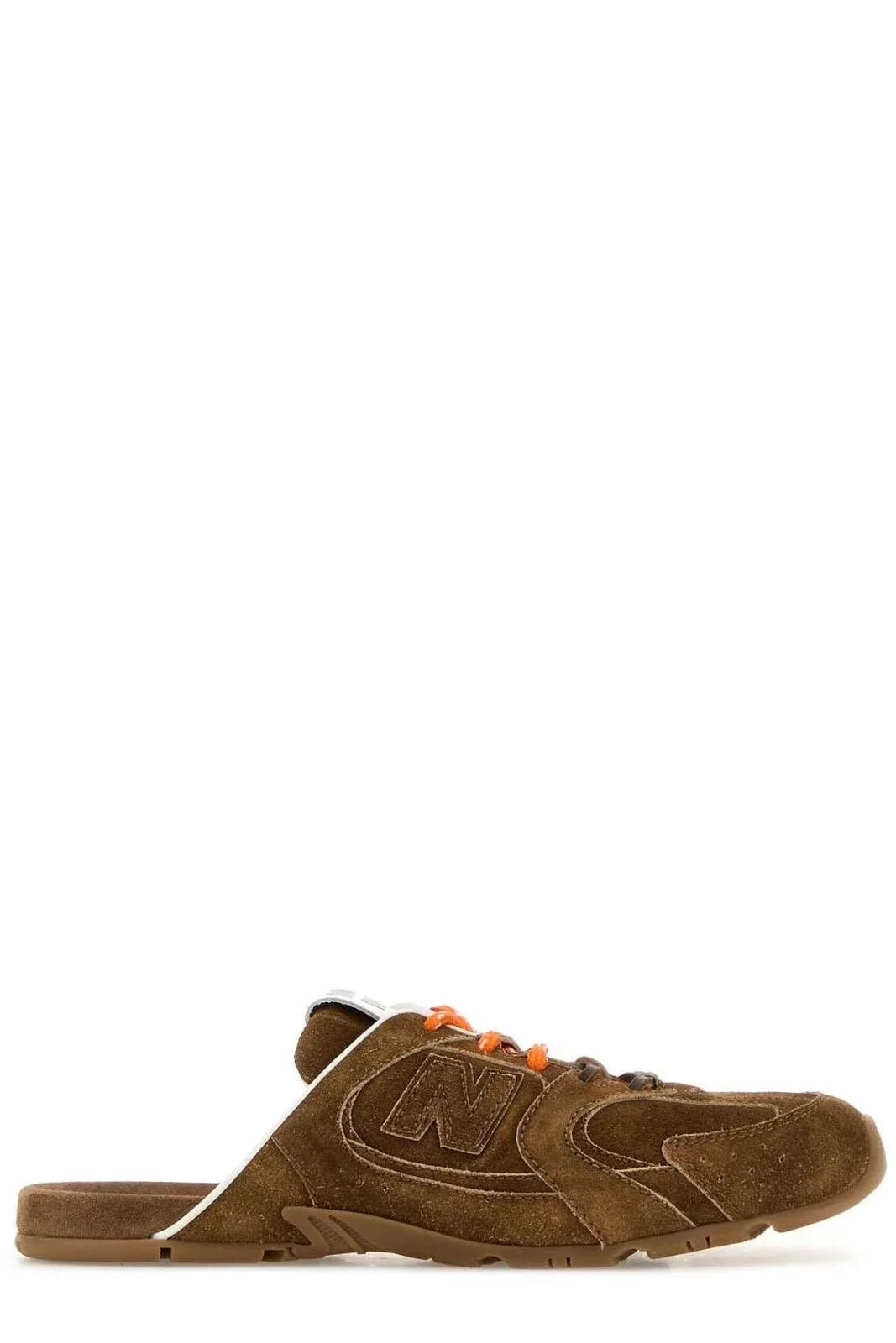 Miu Miu Suede Mule Slide Sneaker β Brown