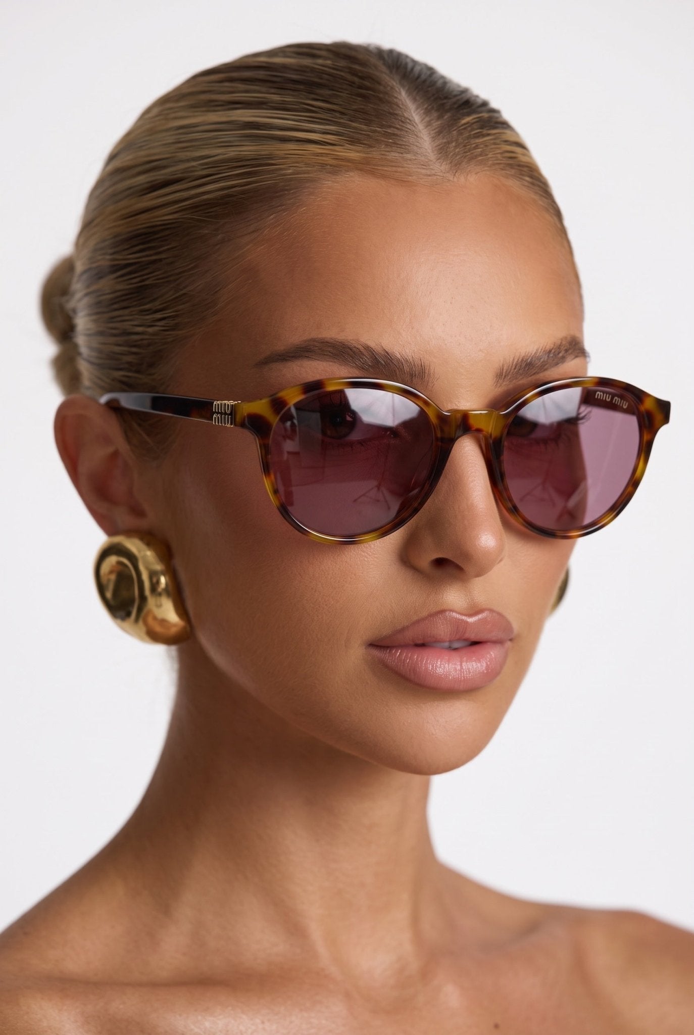 Miu Miu Sunglasses β Tortoiseshell Round πΆοΈ