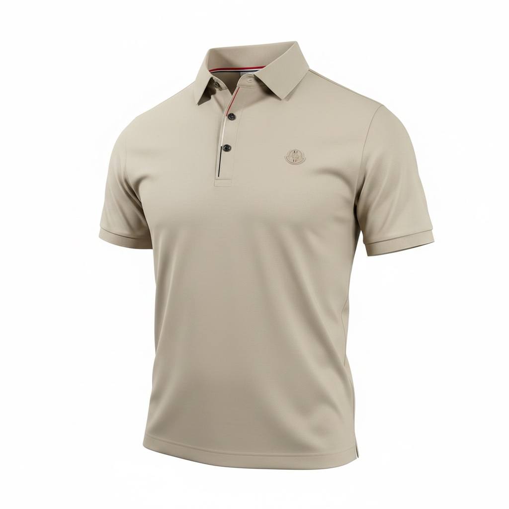 π€ Moncler Beige Polo Shirt β Refined Minimal Luxury πβ¨