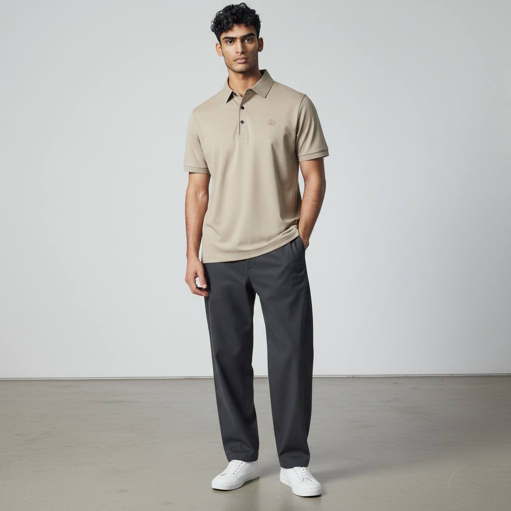 π€ Moncler Beige Polo Shirt β Refined Minimal Luxury πβ¨