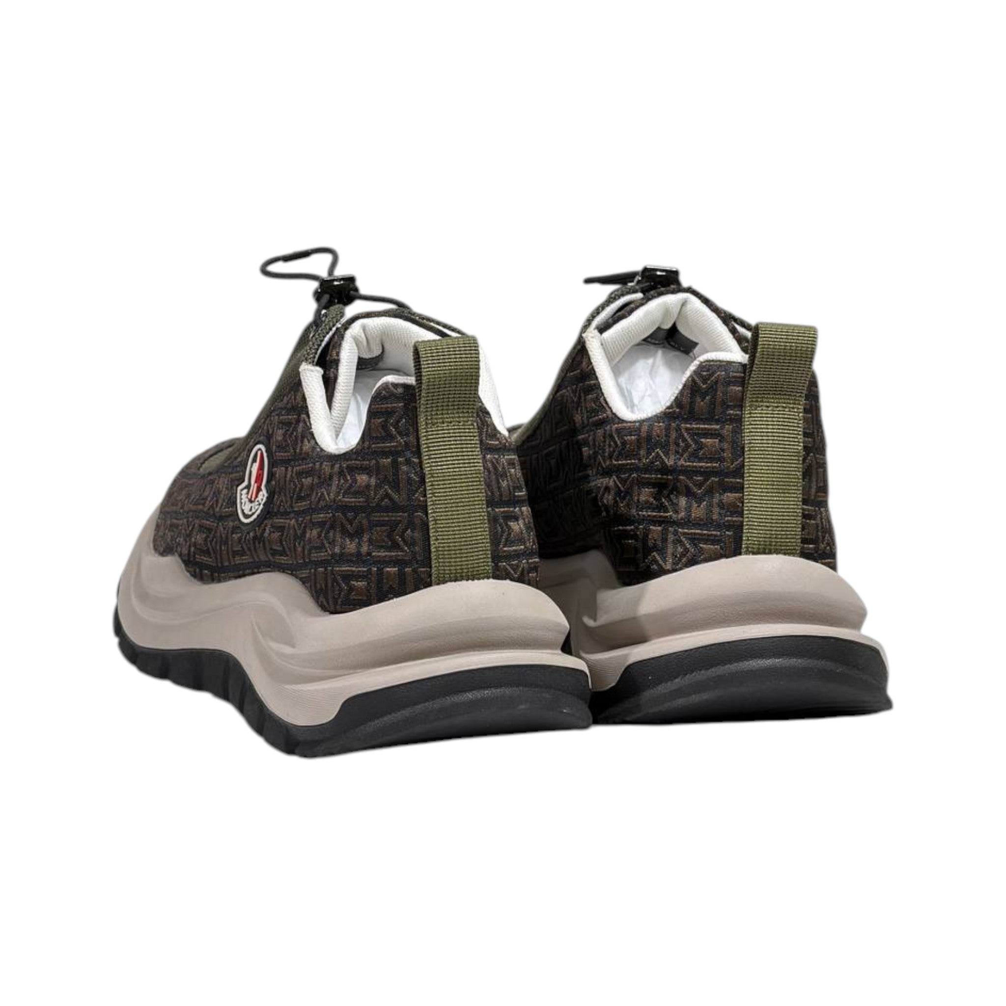 π€ Moncler Monaco Brown Patterned Sneakers πβ¨