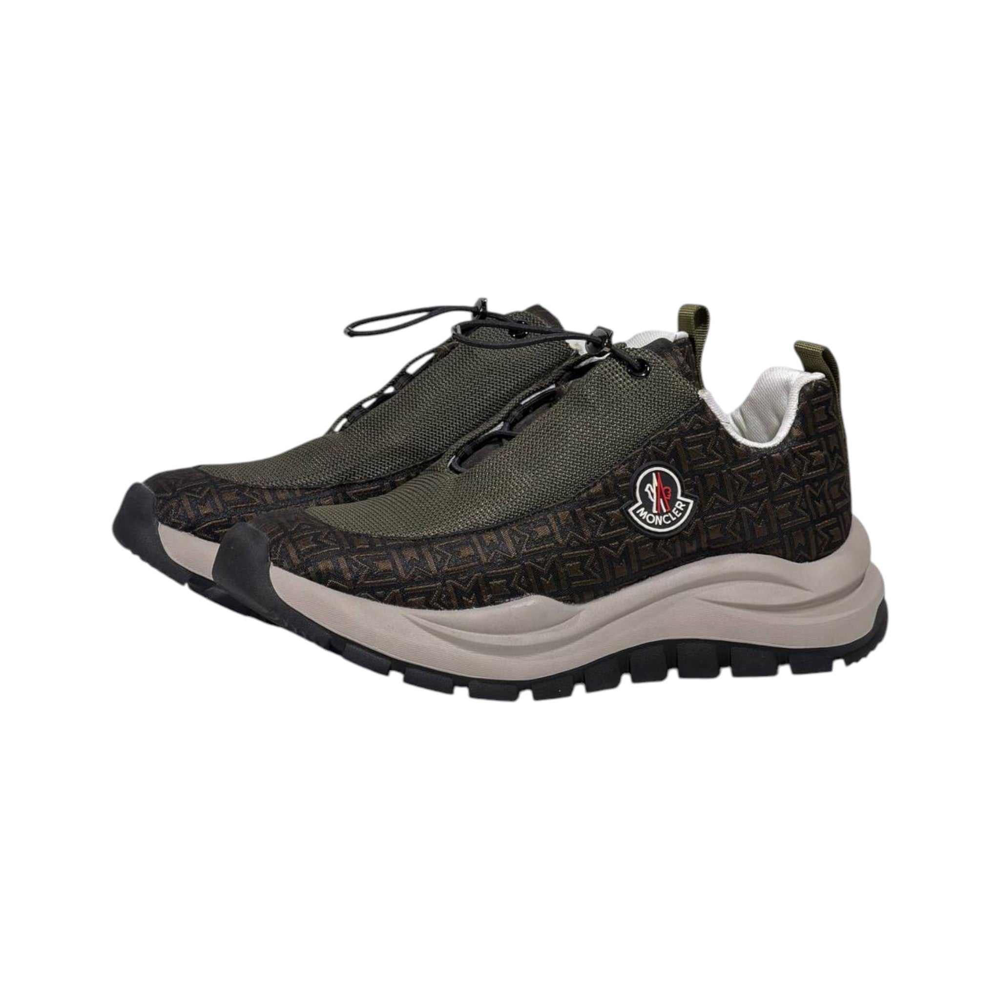 π€ Moncler Monaco Brown Patterned Sneakers πβ¨