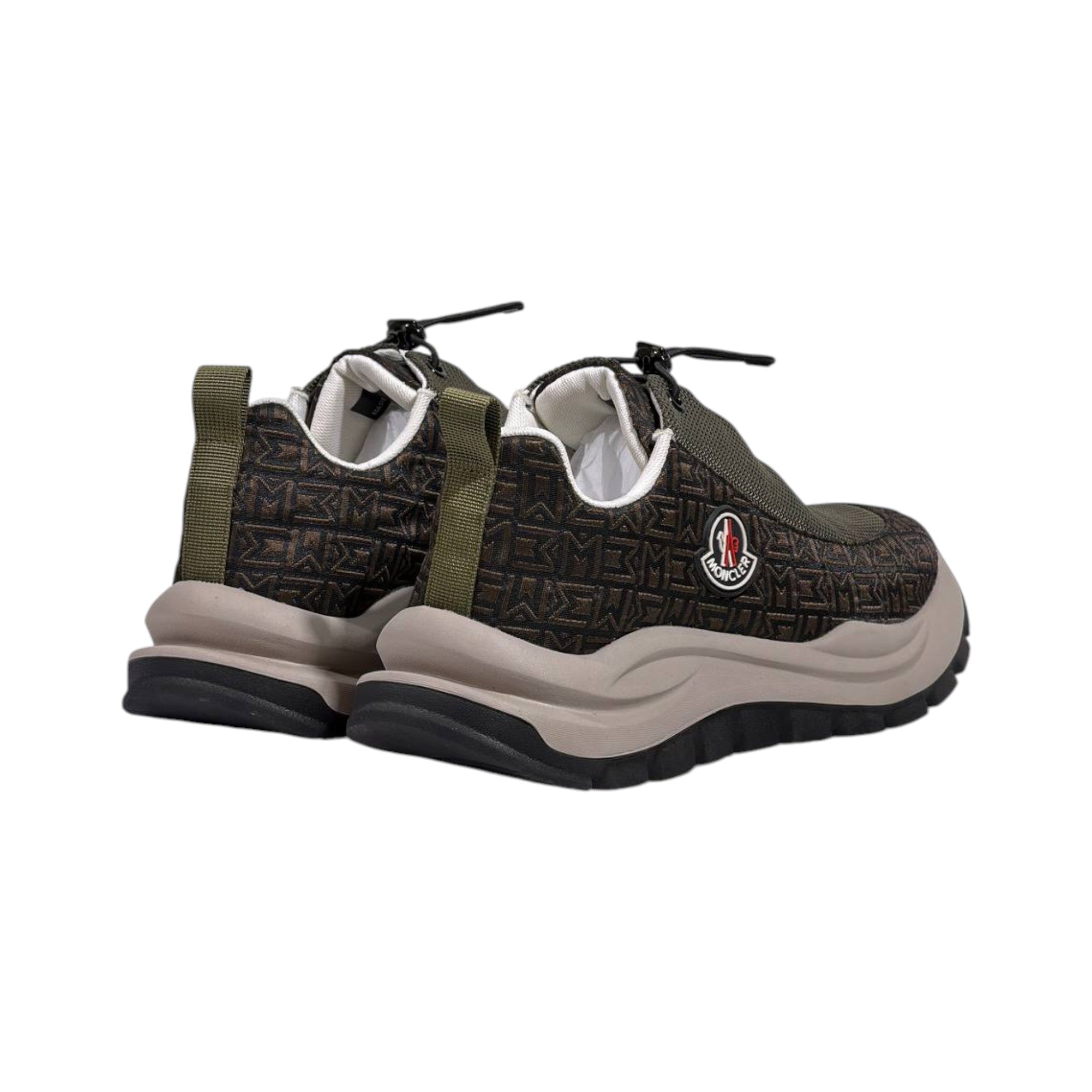 π€ Moncler Monaco Brown Patterned Sneakers πβ¨