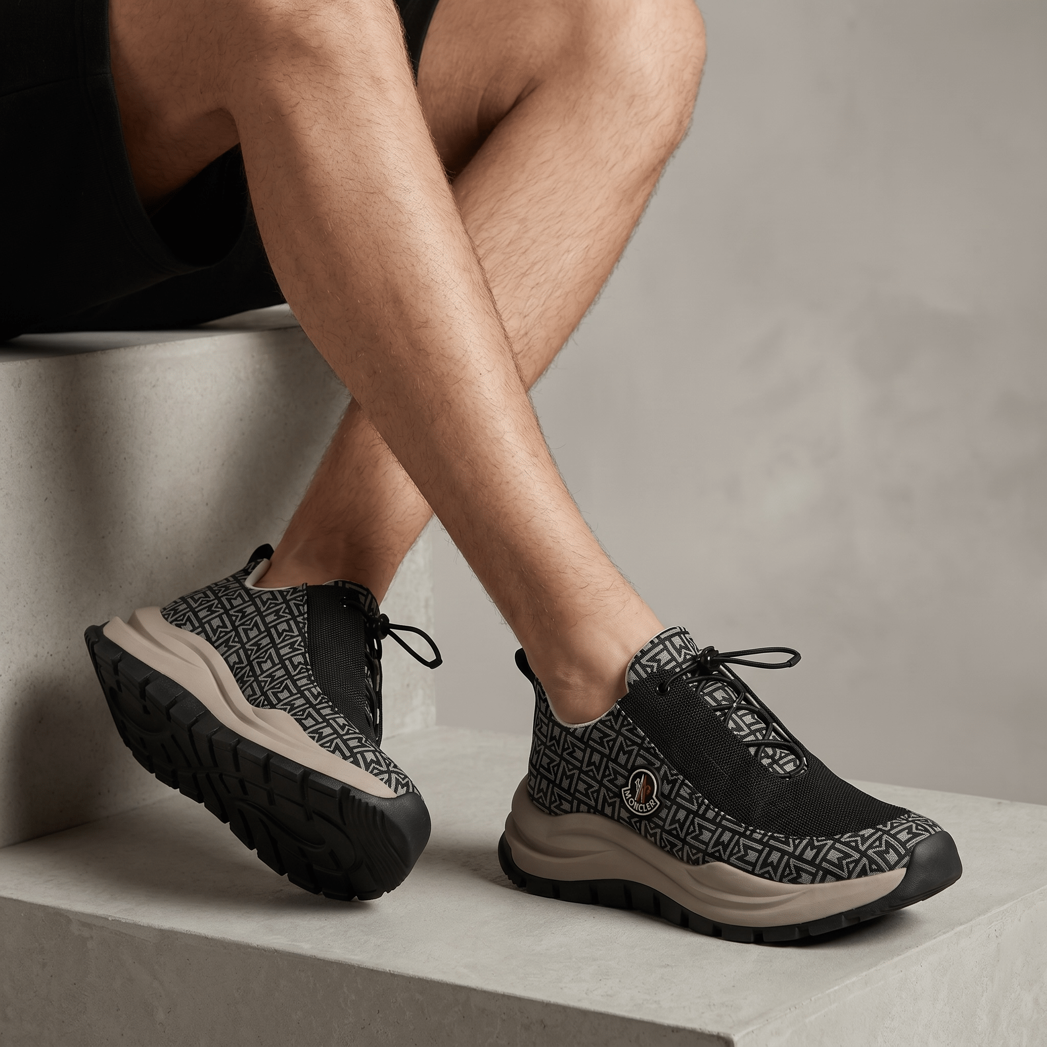 π€ Moncler Monaco Patterned Luxury Sneakers πβ¨