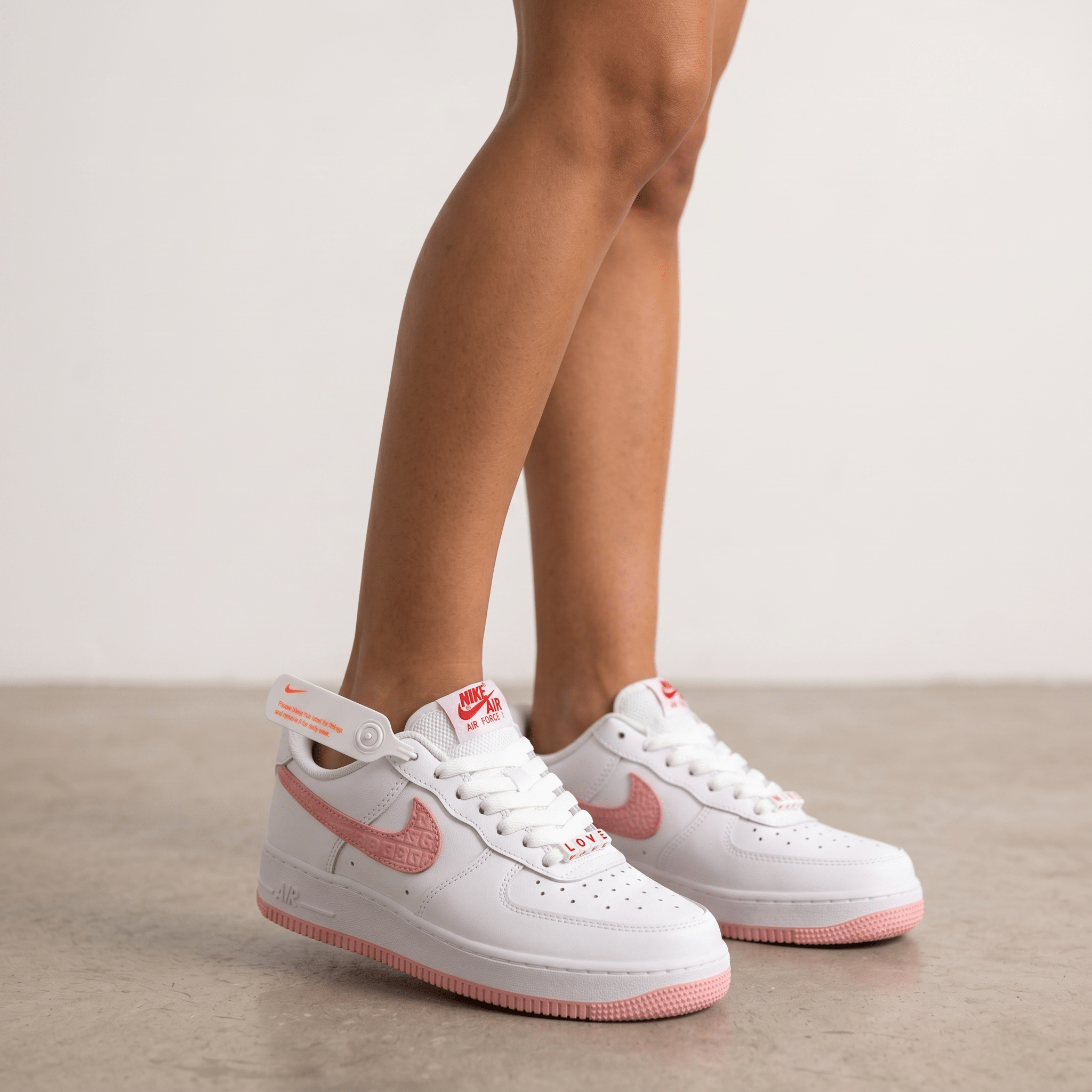 Nike Air Force 1 Pink Embroidery π€πΈπ