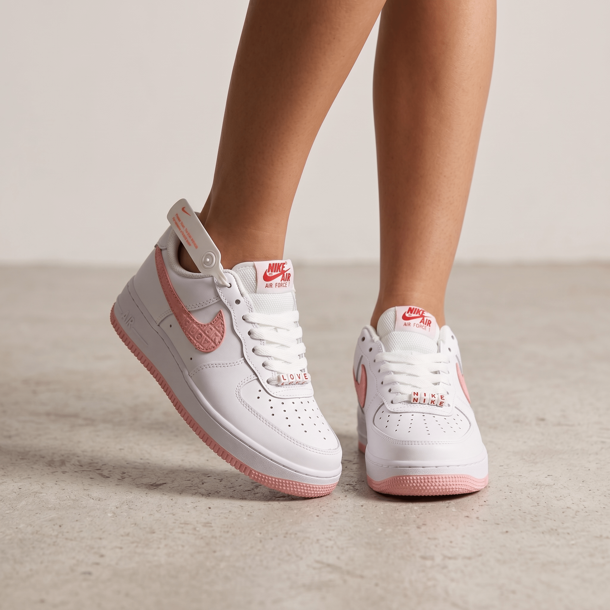 Nike Air Force 1 Pink Embroidery π€πΈπ