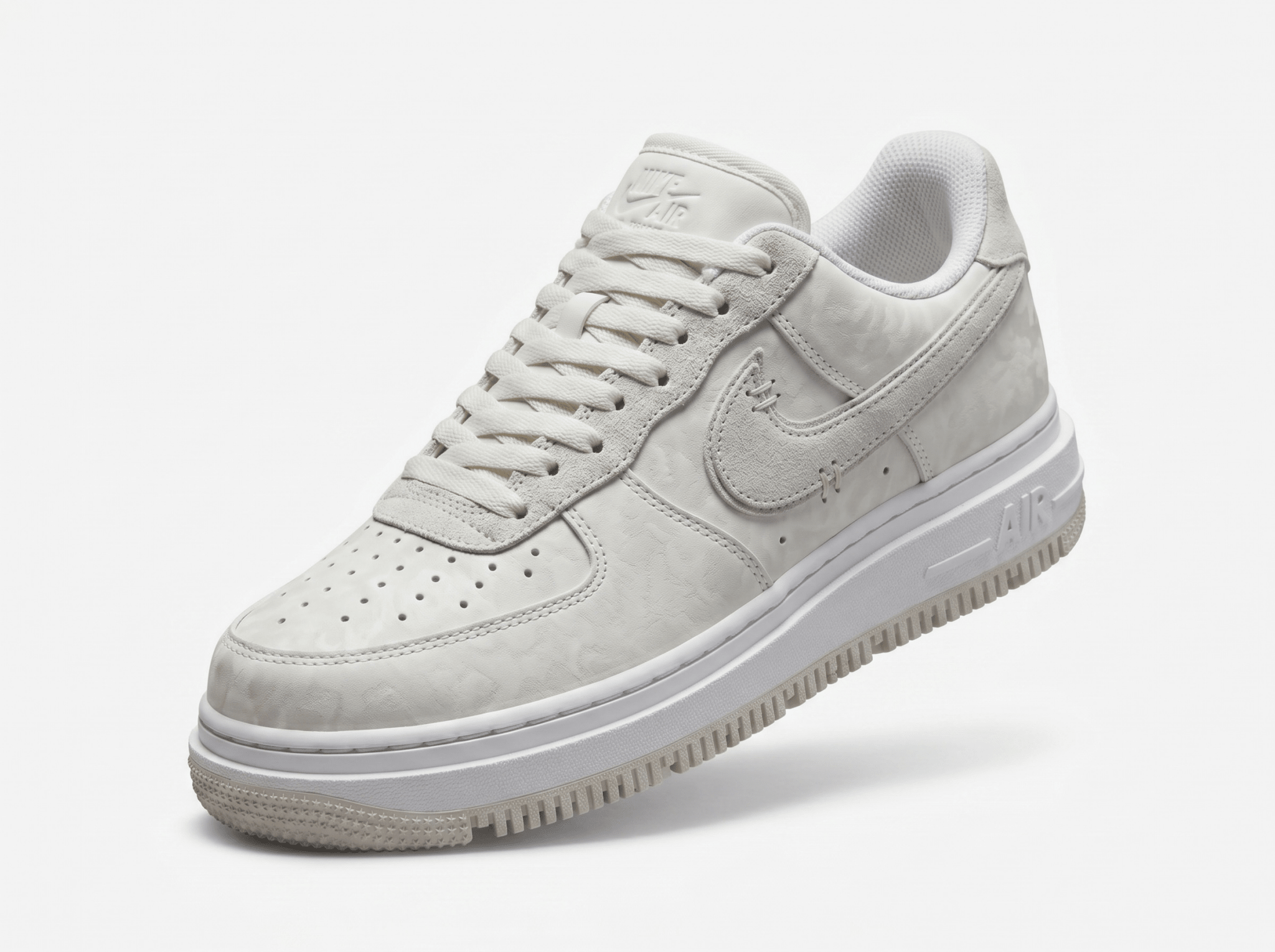 Nike Air Force 1 Triple White Monogram π€πβ¨