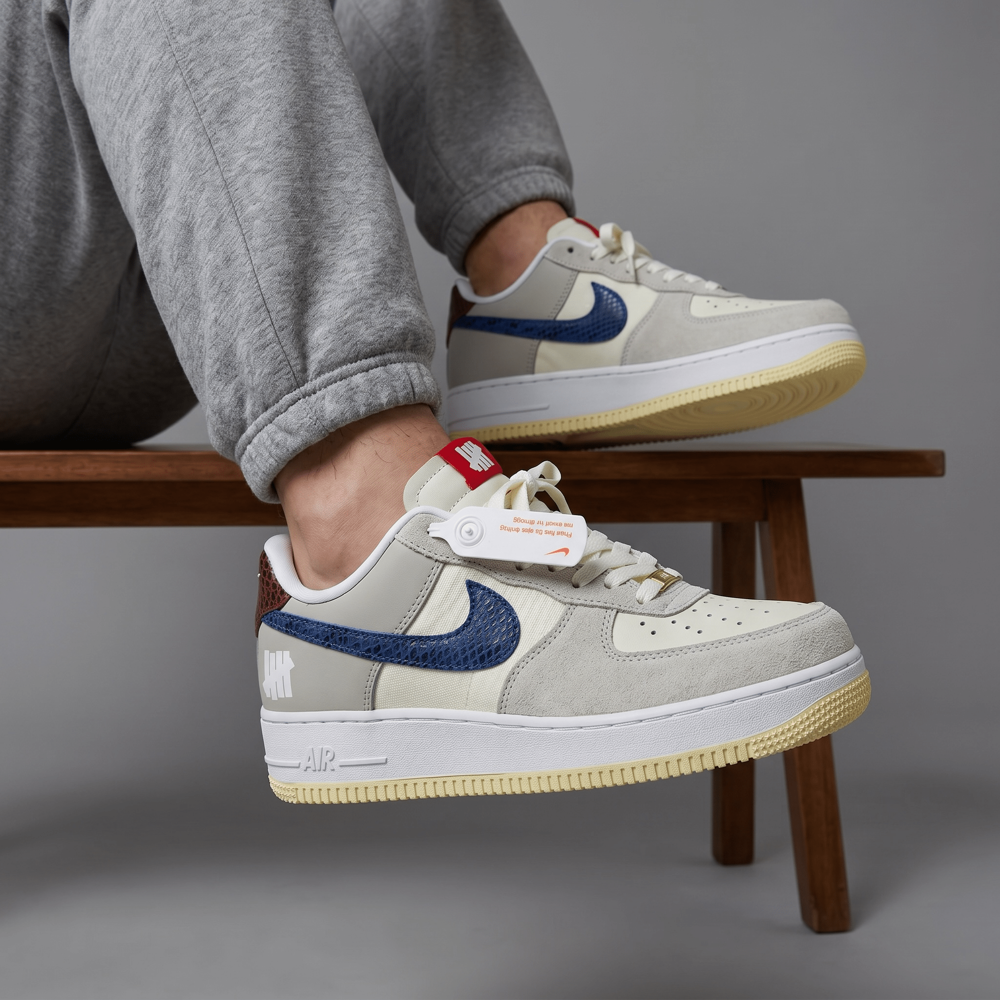 Nike Air Force 1 Undefeated Blue Swoosh ππ€π