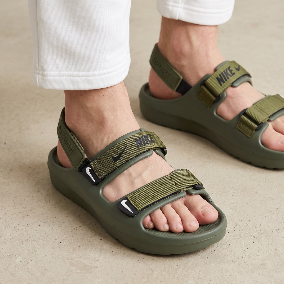Nike Men's Sport Strap Sandal β Olive Green π’π©΄
