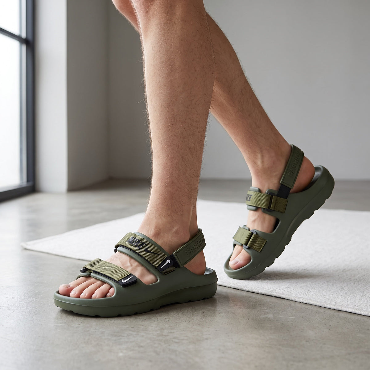 Nike Men's Sport Strap Sandal β Olive Green π’π©΄