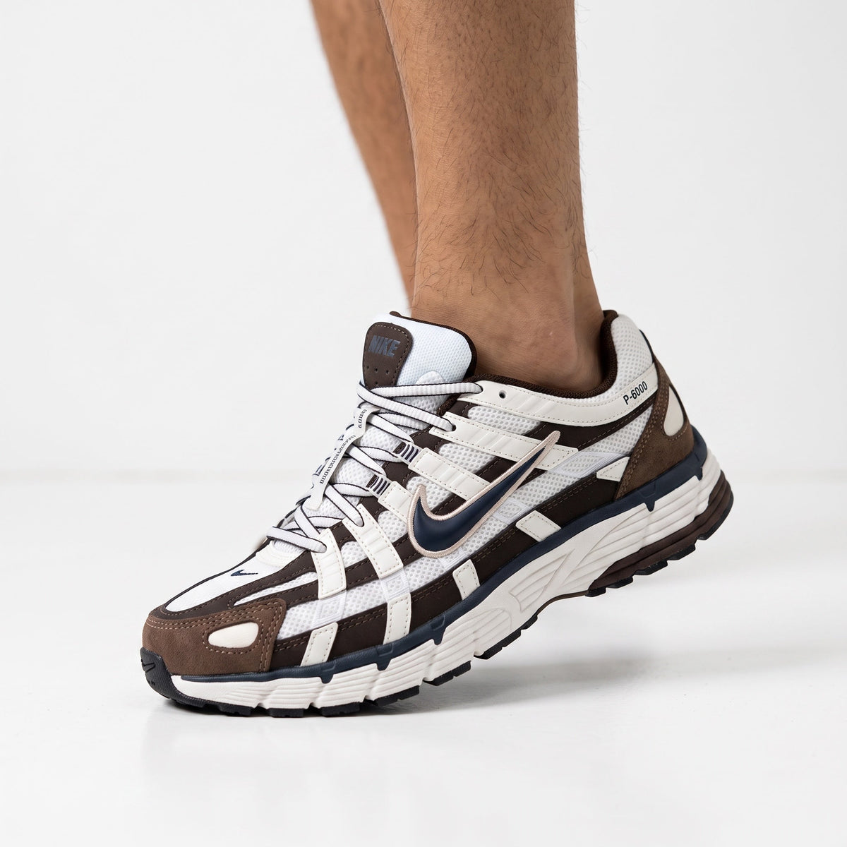 Nike P-6000 Retro Trainer β Brown & White