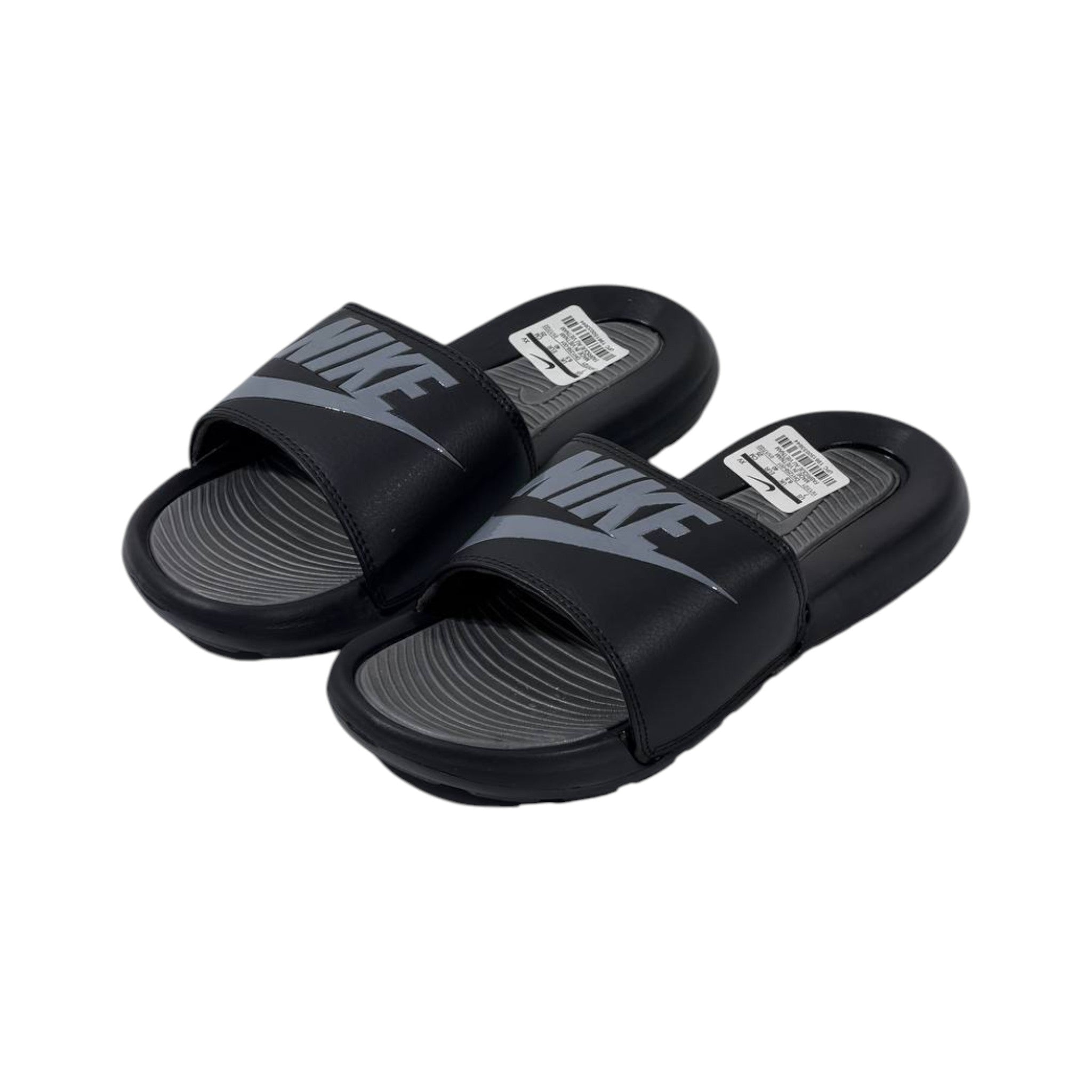 Nike Tech Comfort Slides β Black & Grey Edition π€β‘