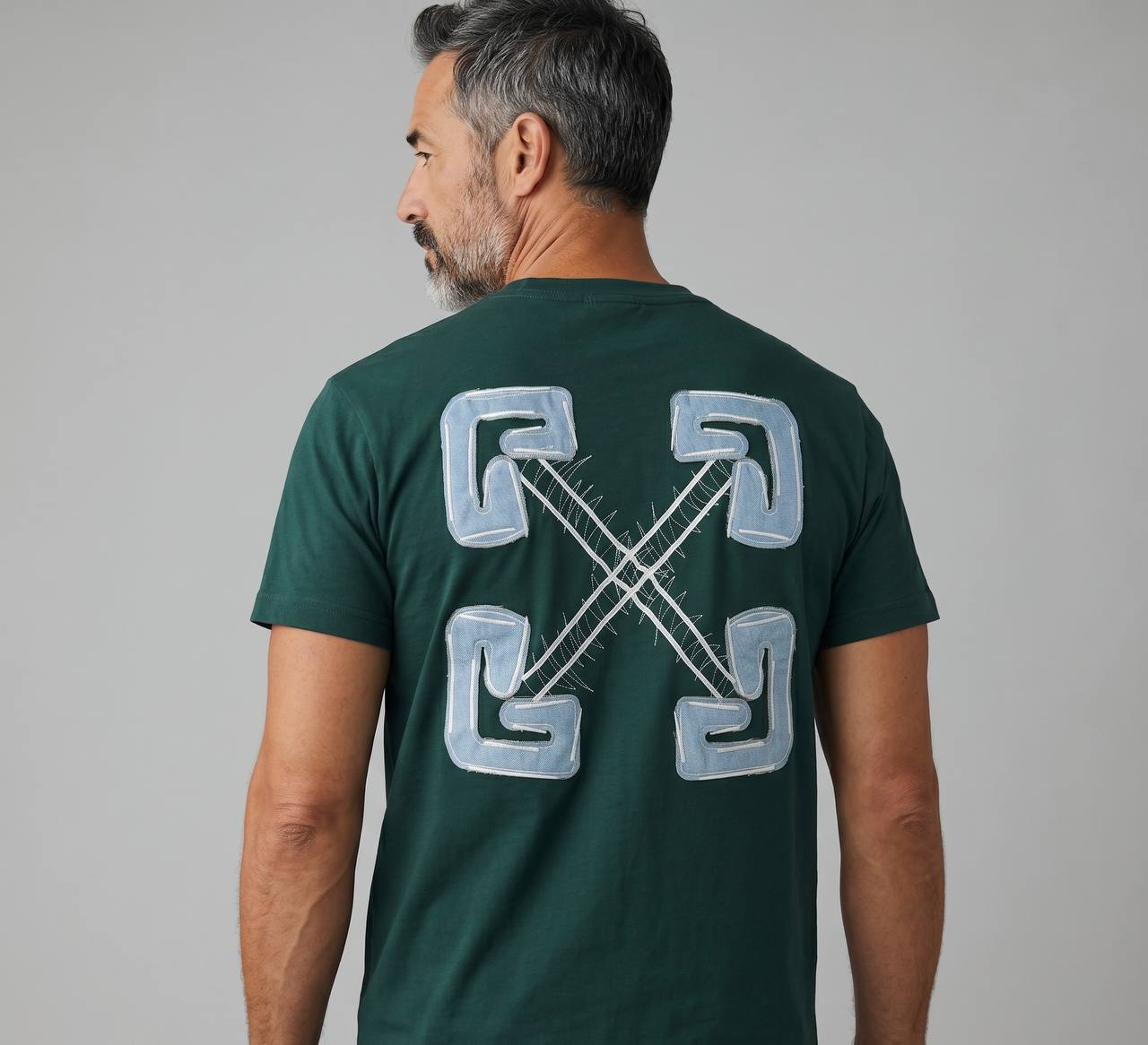 Off-White Signature Arrow Logo T-Shirt β Emerald Green πβ¨