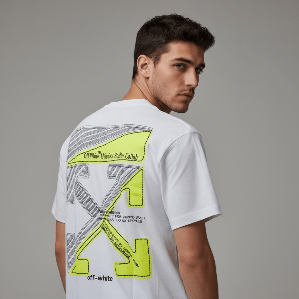Off-White T-Shirt β White Neon