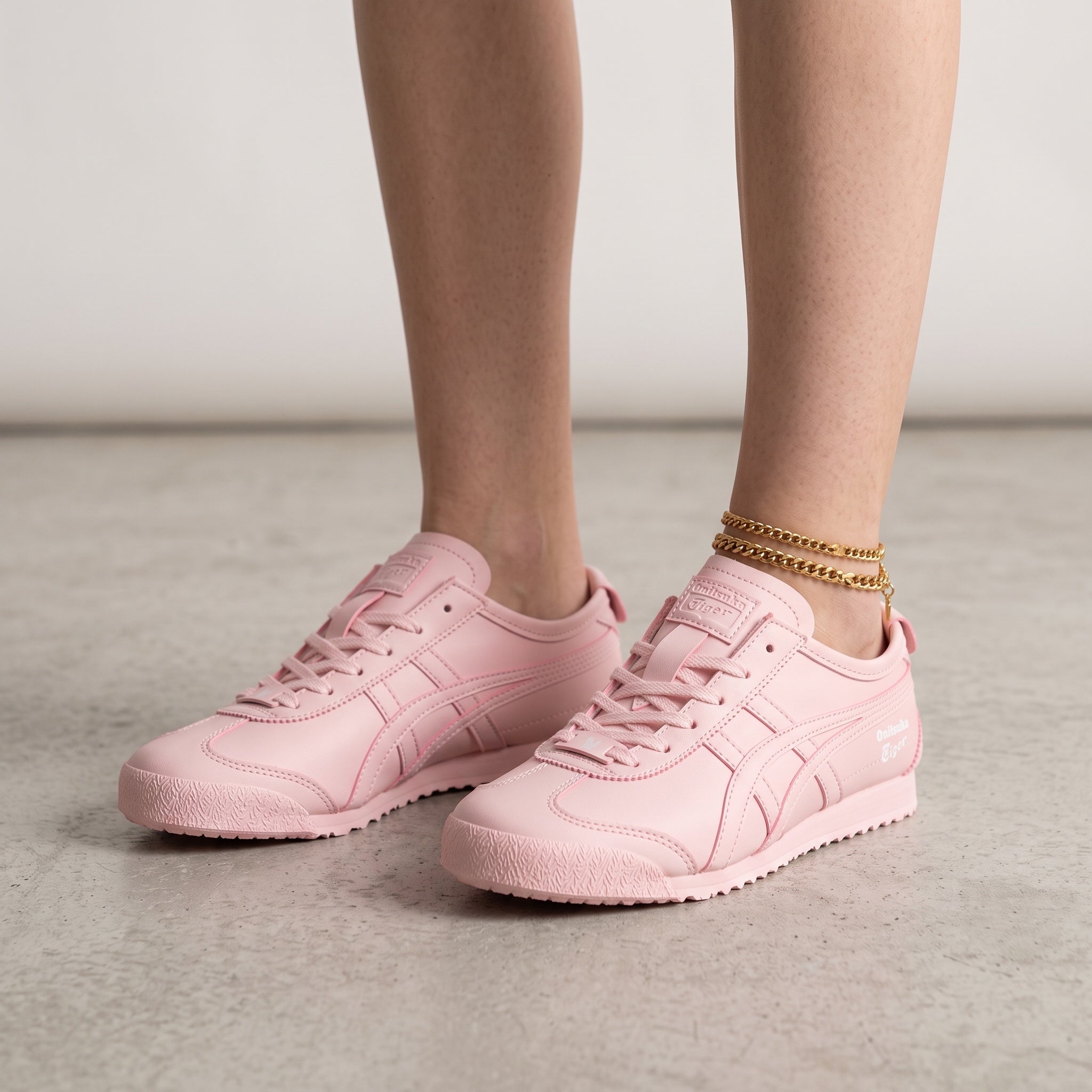 Onitsuka Tiger β Pastel Pink Leather Sneaker ππ©·