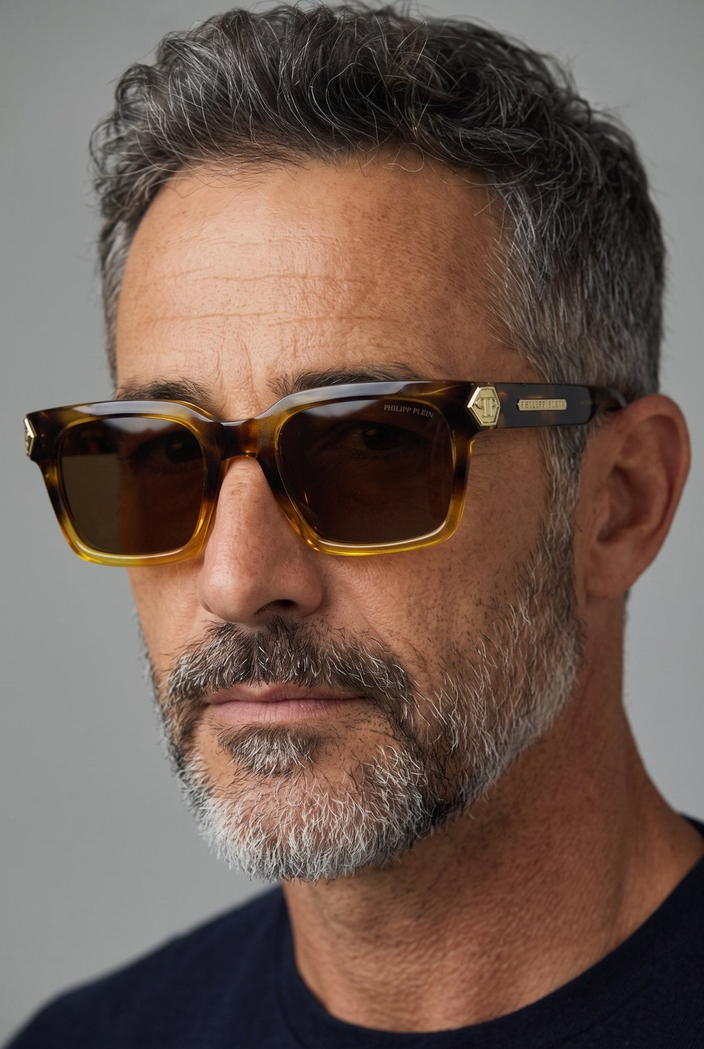 Philipp Plein Sunglasses β Tortoiseshell Square πΆοΈ
