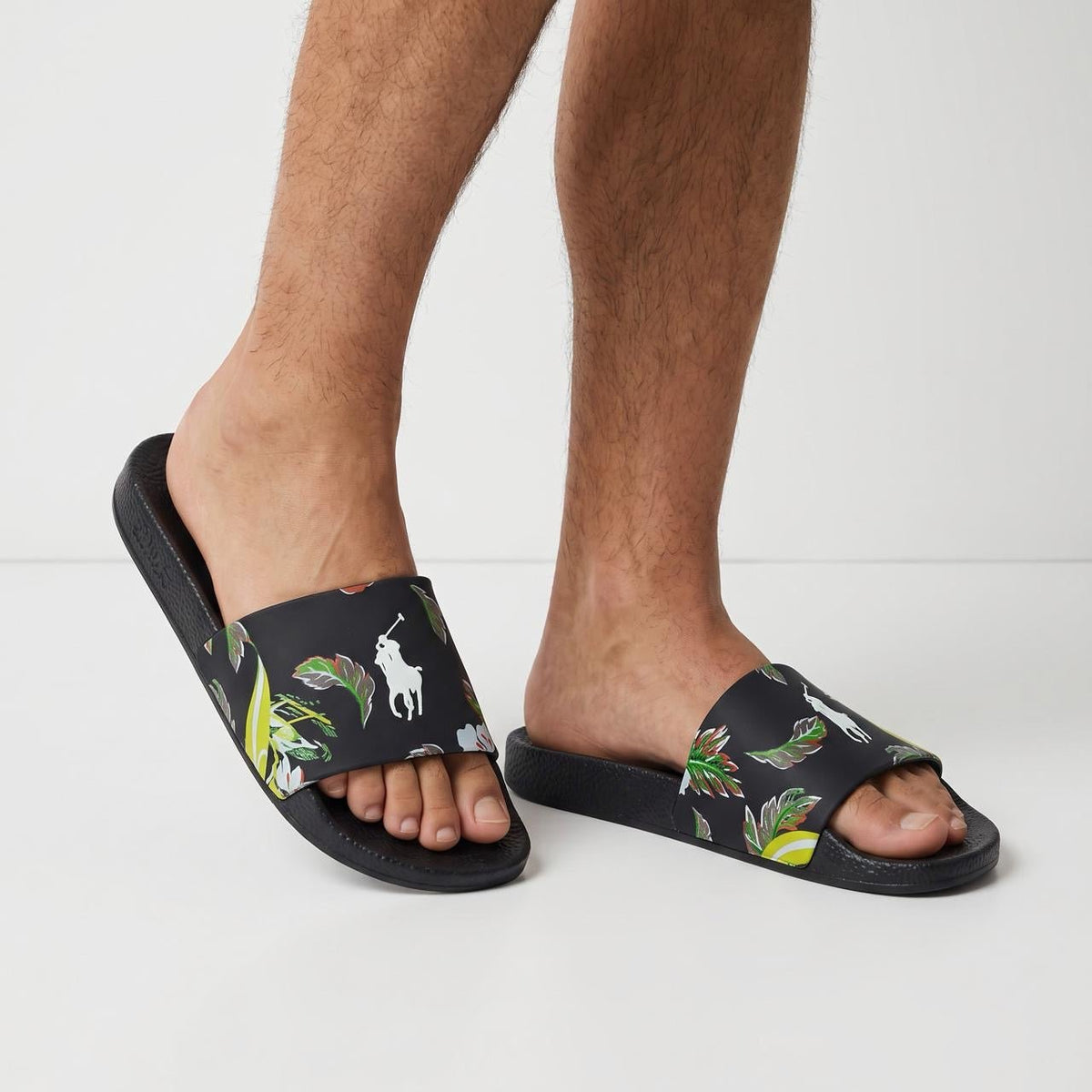 Polo Ralph Lauren Pool Slides β Black