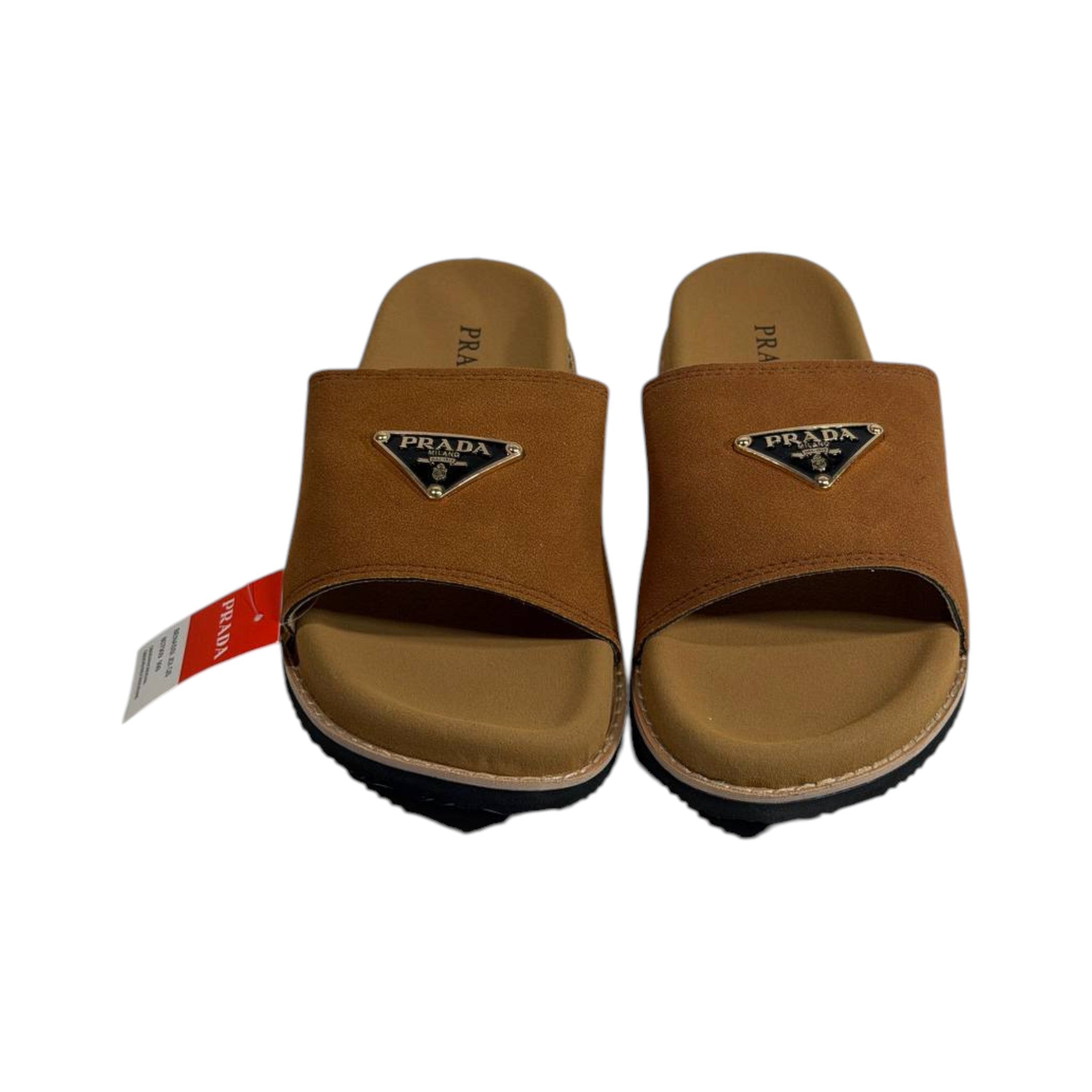 Prada Brown Luxe Comfort Slides β Elegant Everyday Sandals π€π‘