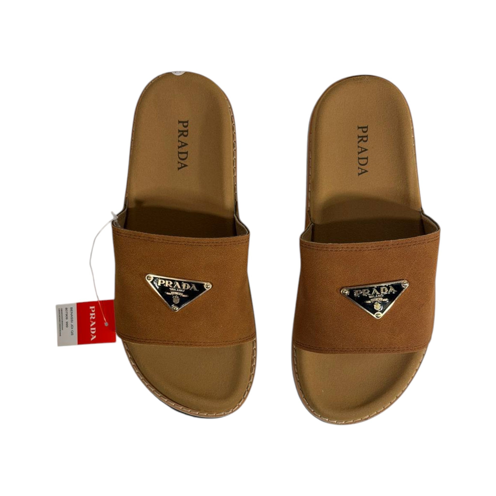 Prada Brown Luxe Comfort Slides – Elegant Everyday Sandals 🤎👡