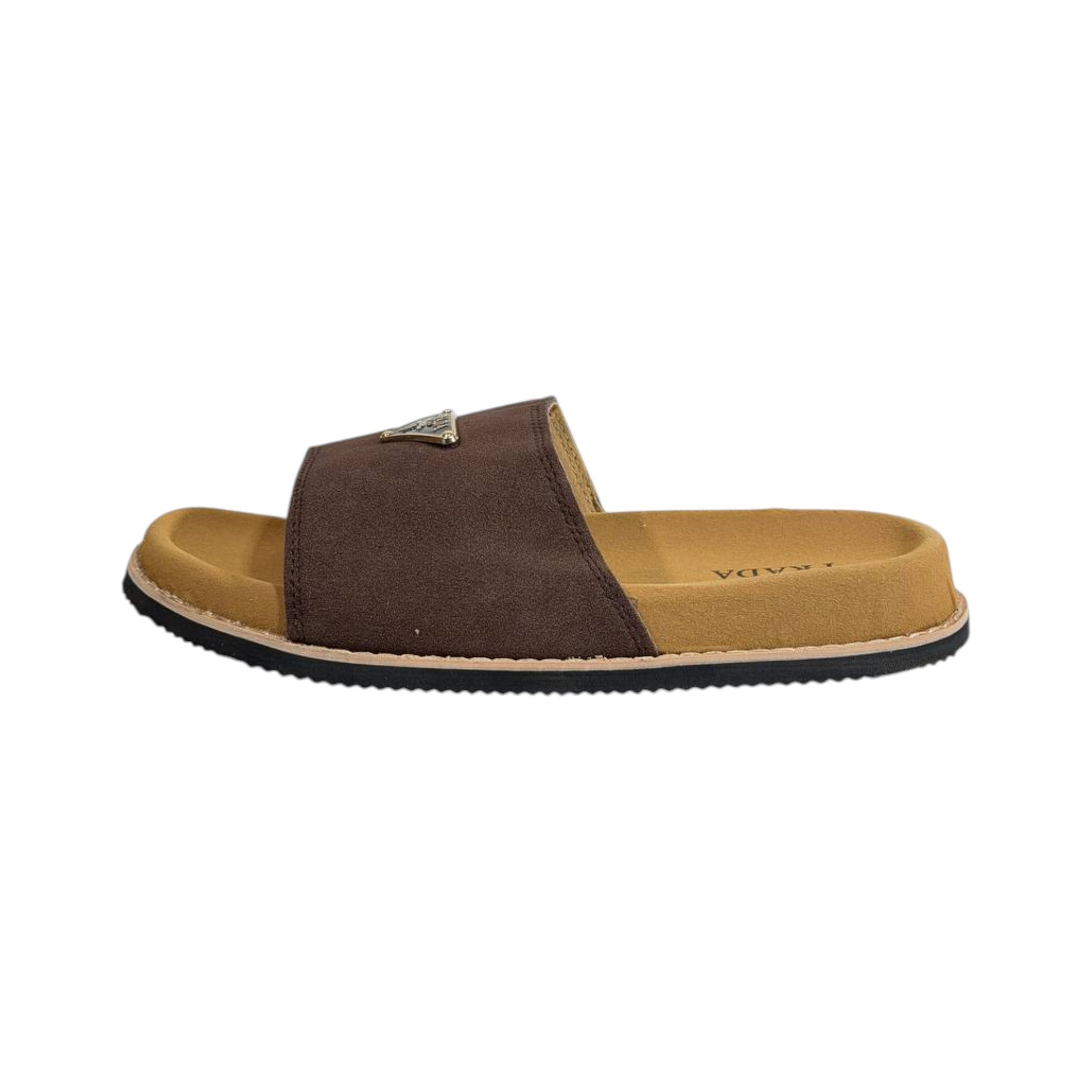 Prada Dark Brown Signature Comfort Slides – Premium Everyday Luxury 🤎✨
