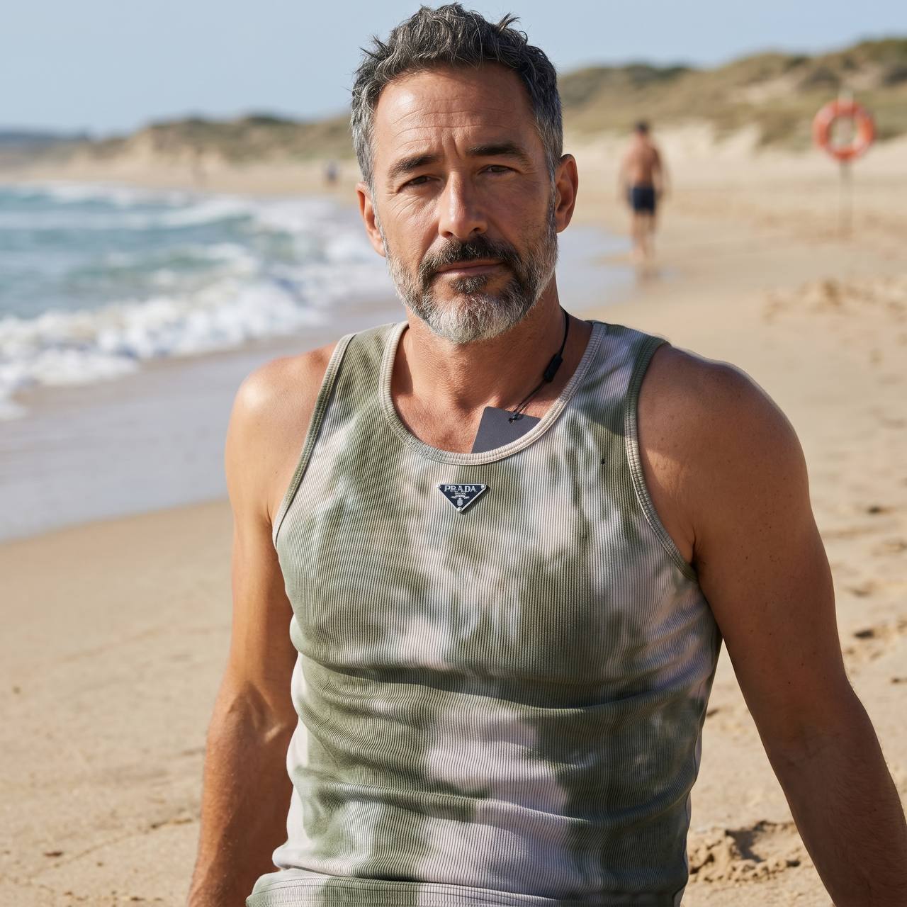 Prada Milano Tie-Dye Tank Top β Desert Sage Edition πΏβοΈ
