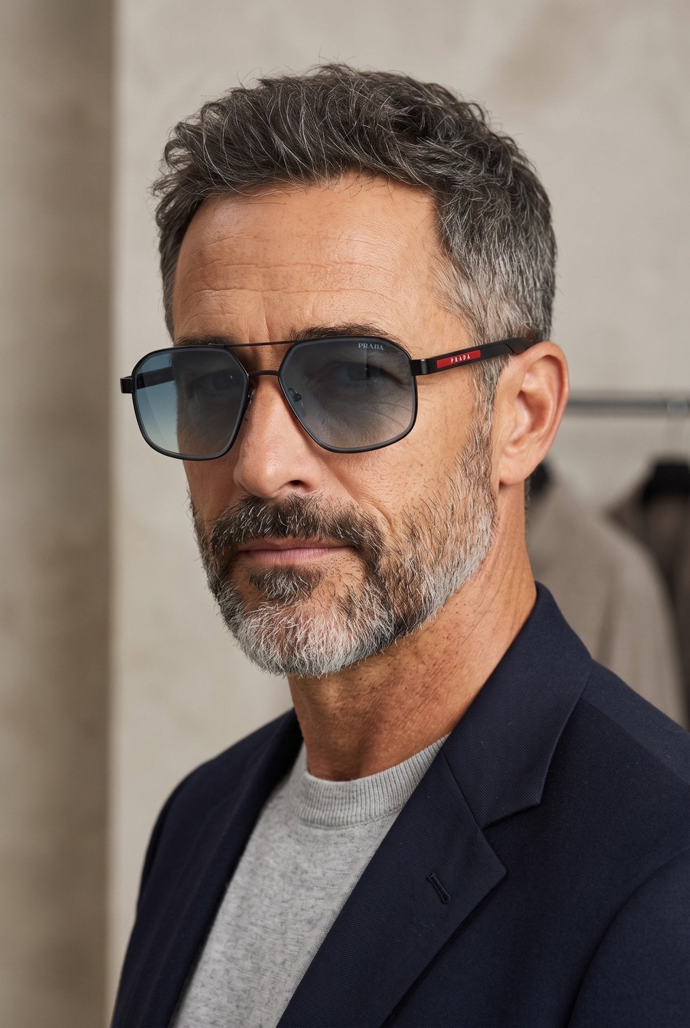 Prada Sunglasses β Black Frame Blue Gradient πΆοΈ