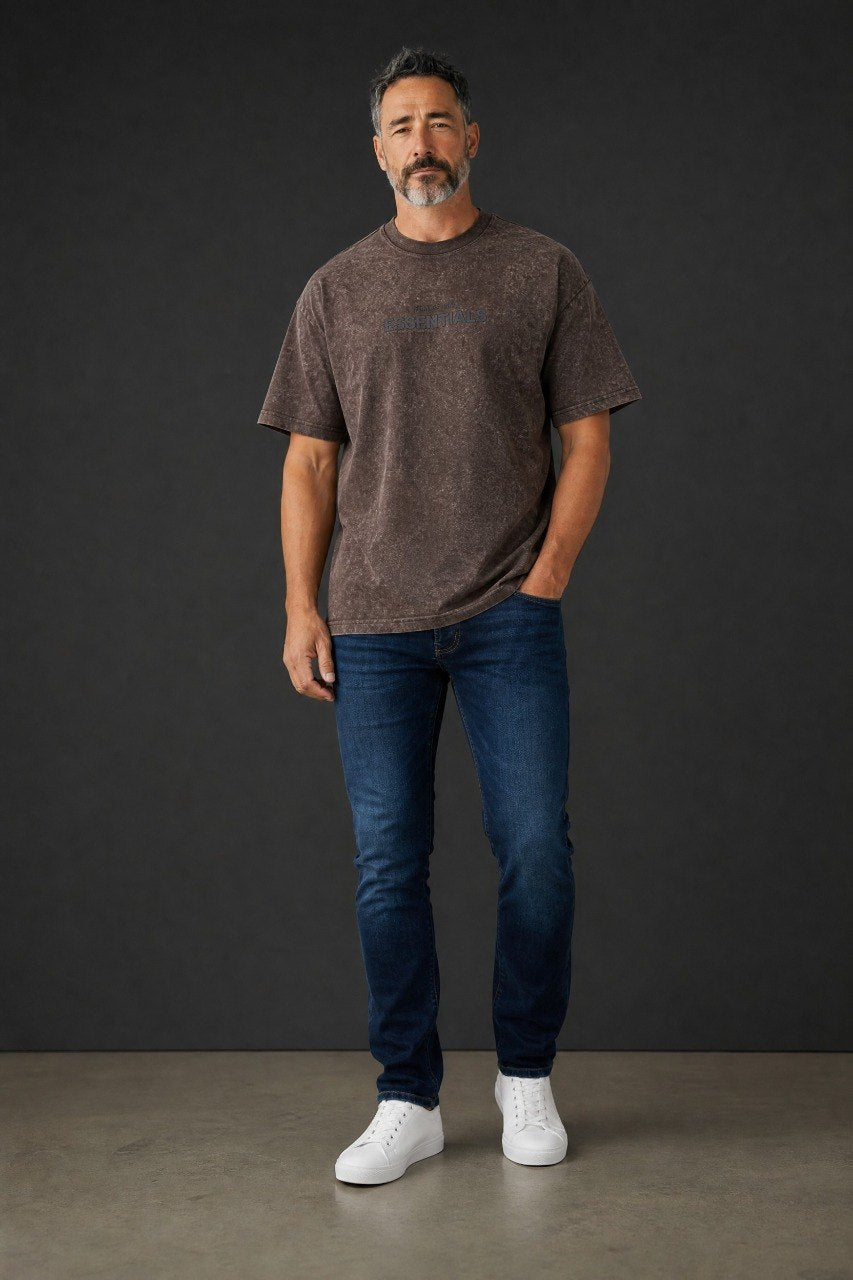 Premium Washed Oversized Essential T-Shirt & Shorts Summer Set for Men β Relaxed Streetwear Co-Ord Outfit π€β¨