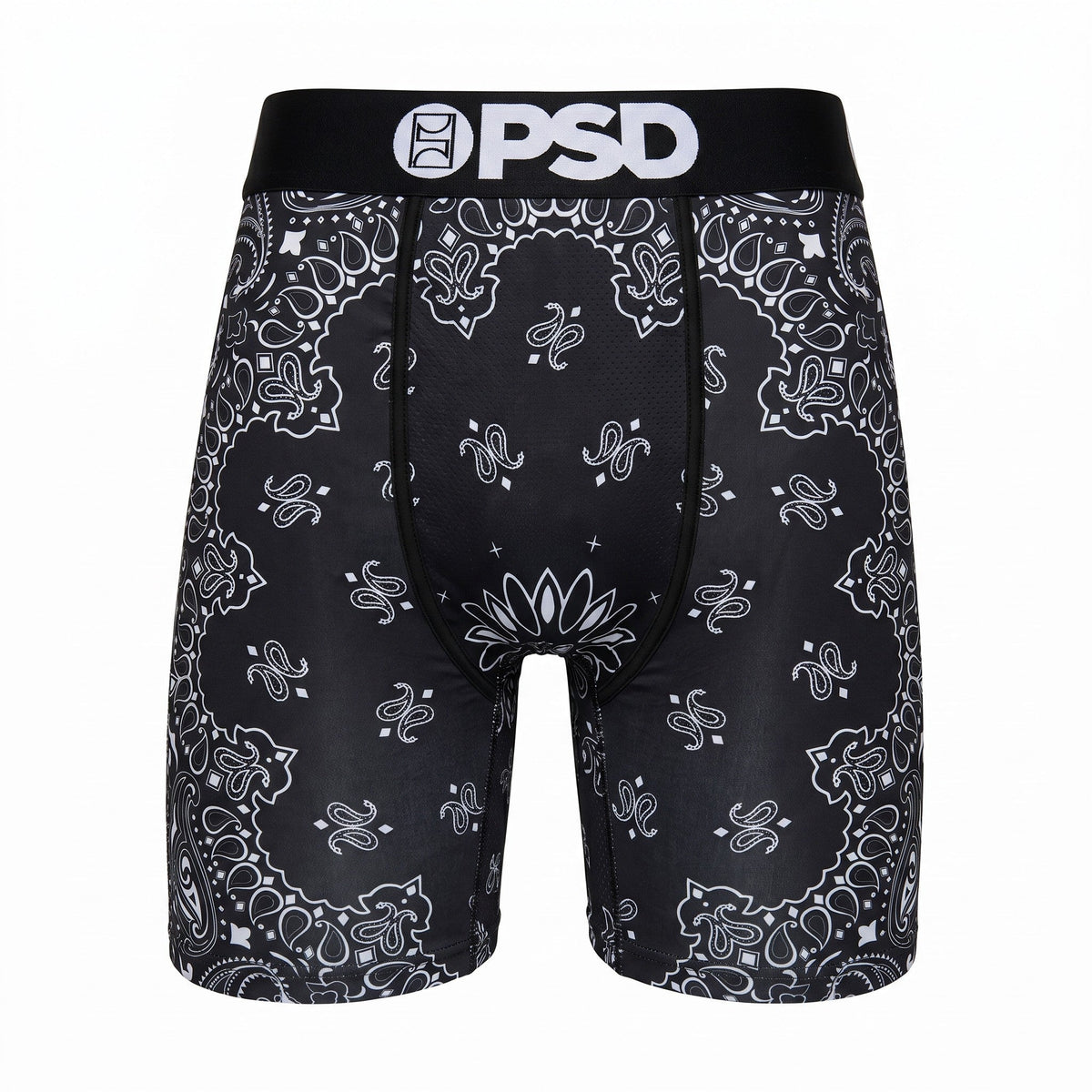 π€π€ PSD Black Bandana Compression Boxer Briefs | Performance Athletic Underwear π₯