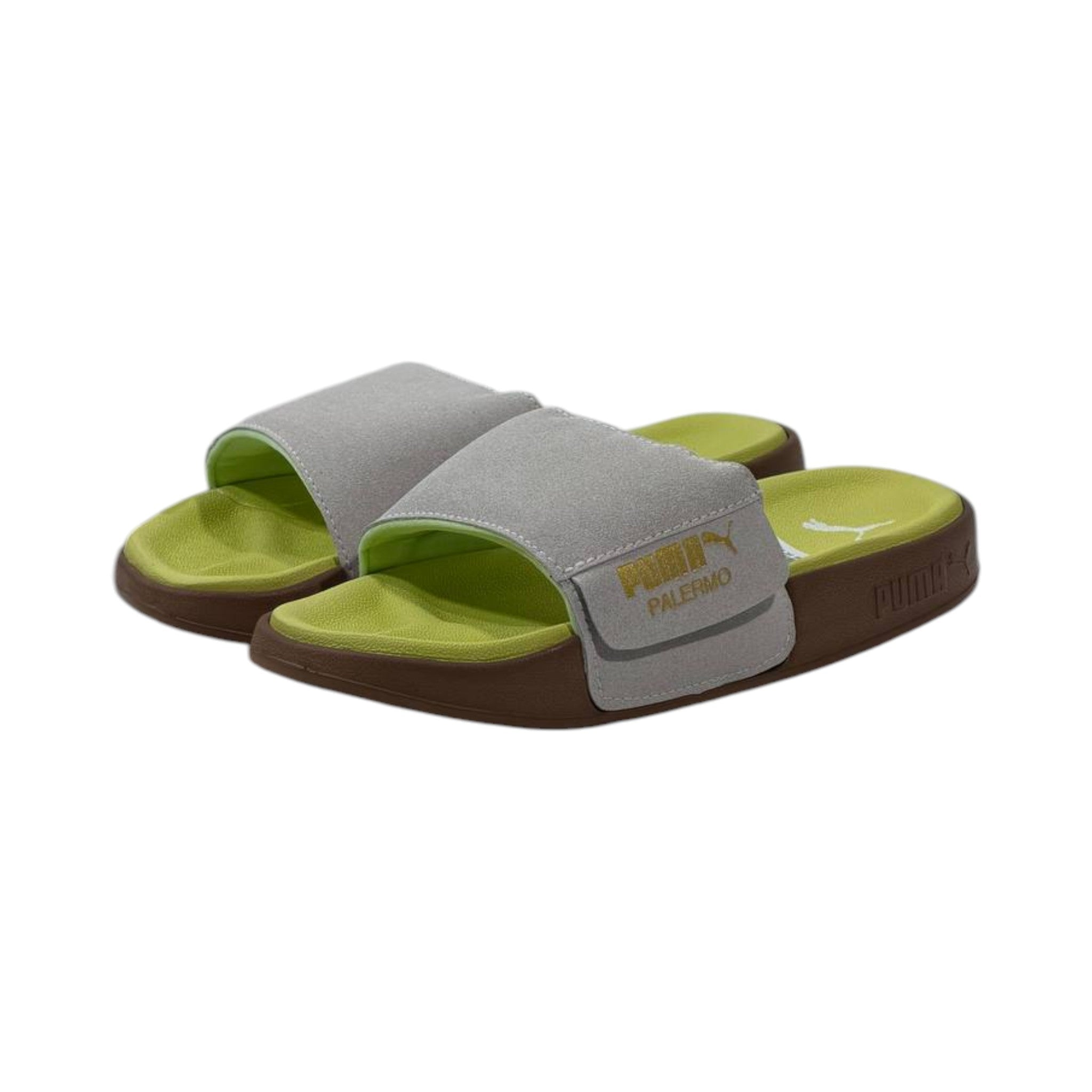 π Puma Palermo Comfort Slides β Lime Green Summer Edition