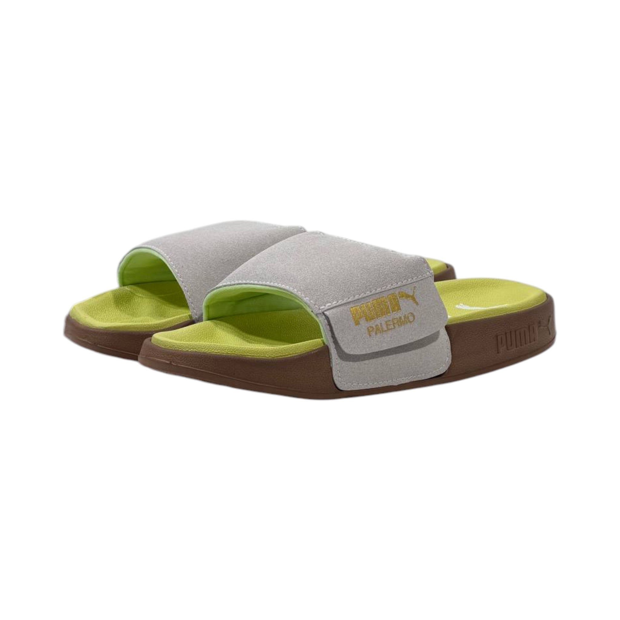 π Puma Palermo Comfort Slides β Lime Green Summer Edition