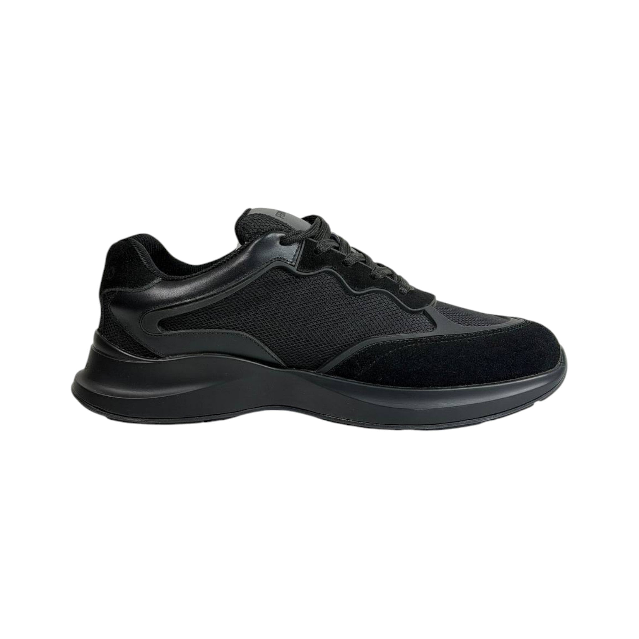 Salvatore Ferragamo All Black Sneakers – Luxury Modern Comfort Trainers 🖤👟