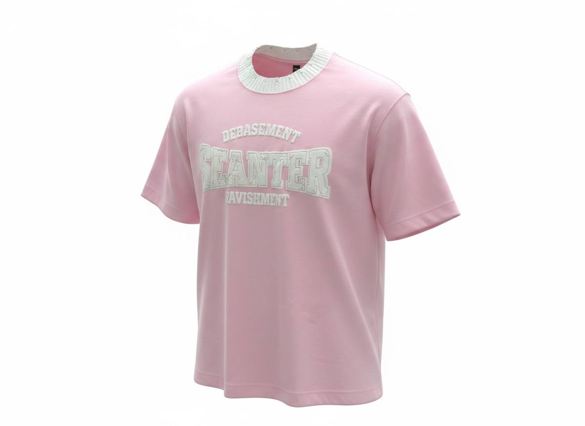 Seanter Oversized Graphic T-Shirt β Baby Pink Edition πΈβ¨