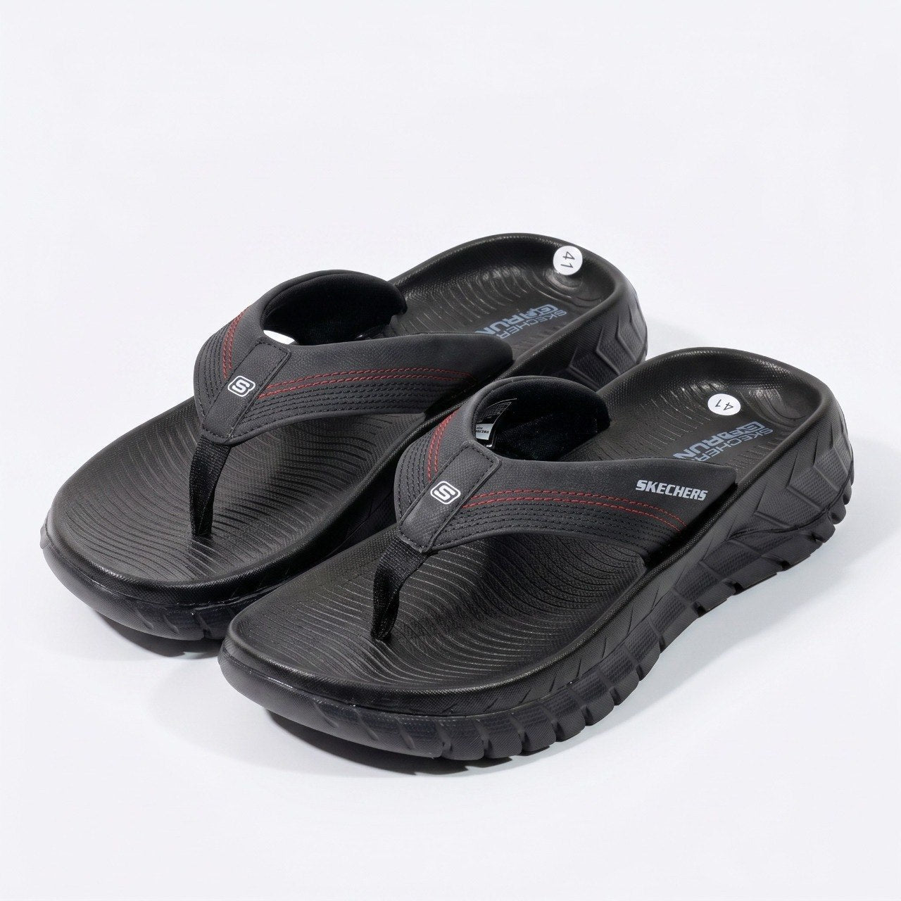 ⚫ Skechers GoRun Performance Flip Flops | Lightweight Cushioned Comfort 👣