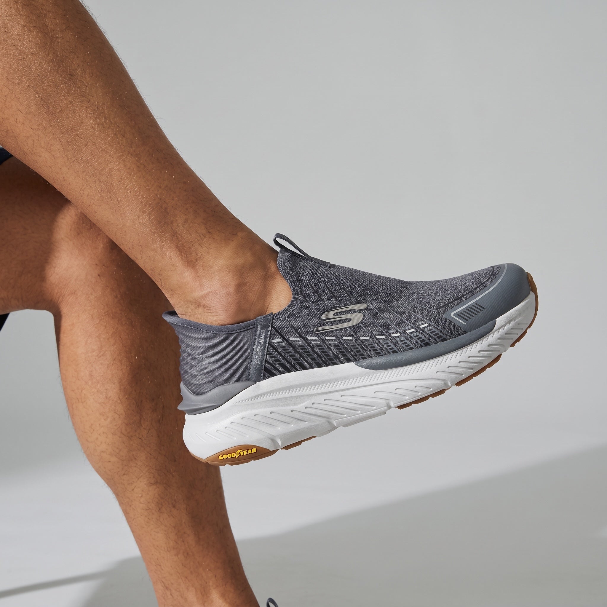 Skechers Slip-In Trainer β Grey Goodyear π