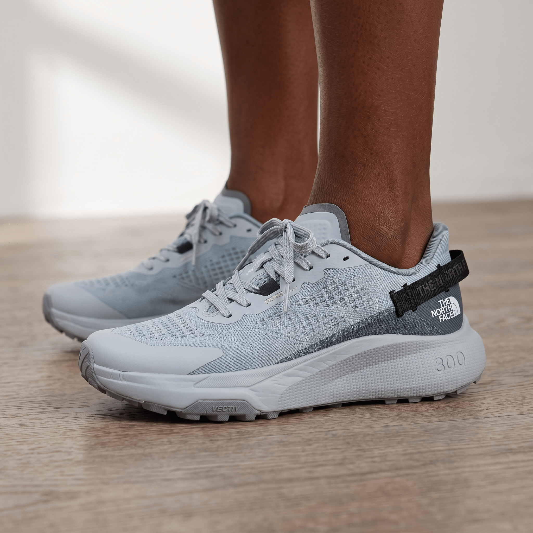 🤍 The North Face VECTIV 300 – Glacier Grey Trail Running Shoes