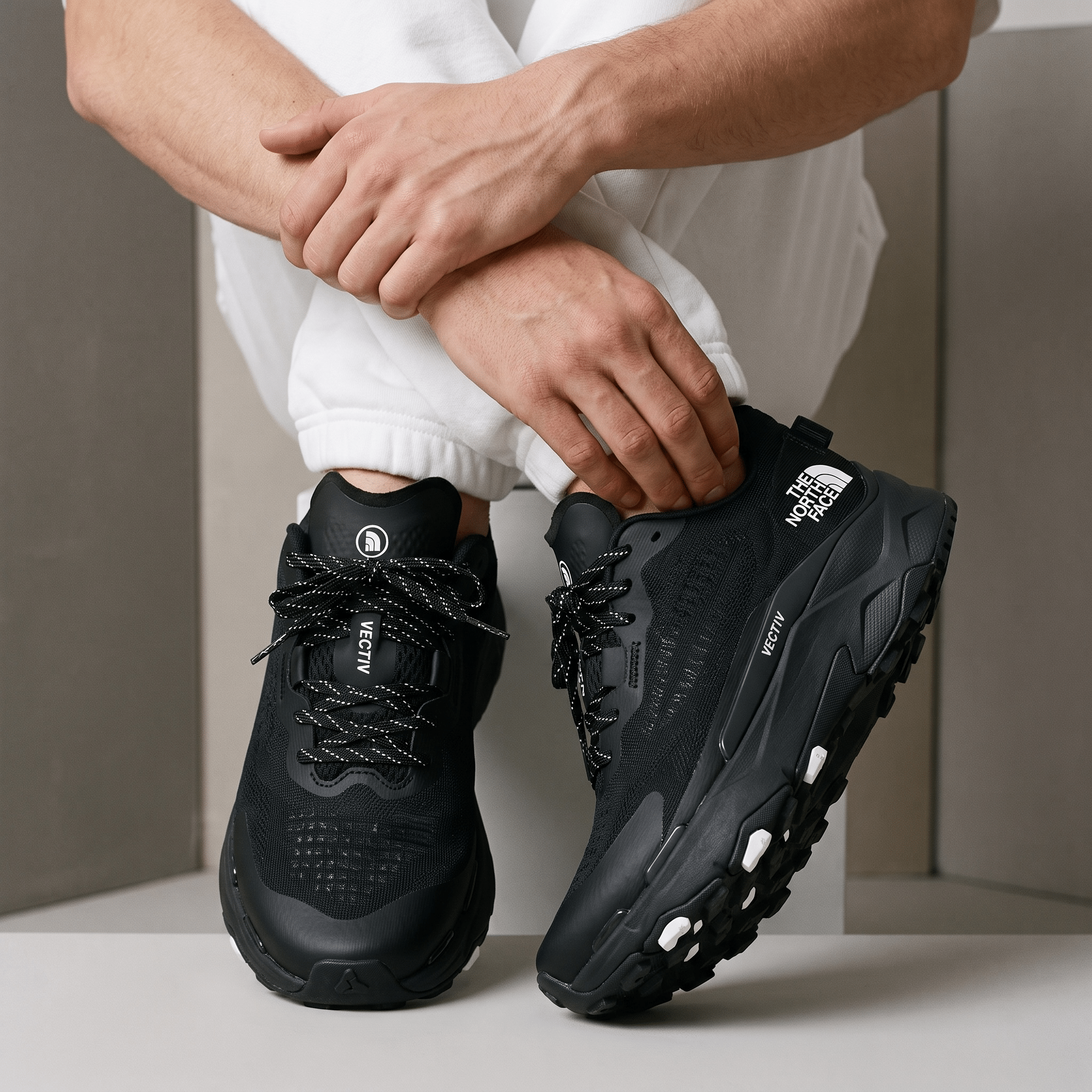 π€ The North Face VECTIV 800 β Triple Black Trail Running Shoes