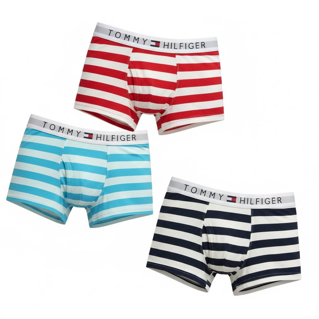 Tommy Hilfiger 3-Pack Striped Boxer Briefs