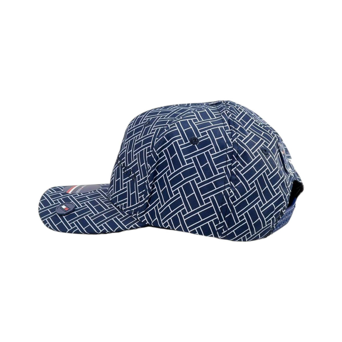 🧢 Tommy Hilfiger Navy Pattern Cap | Classic Street Style 🔵