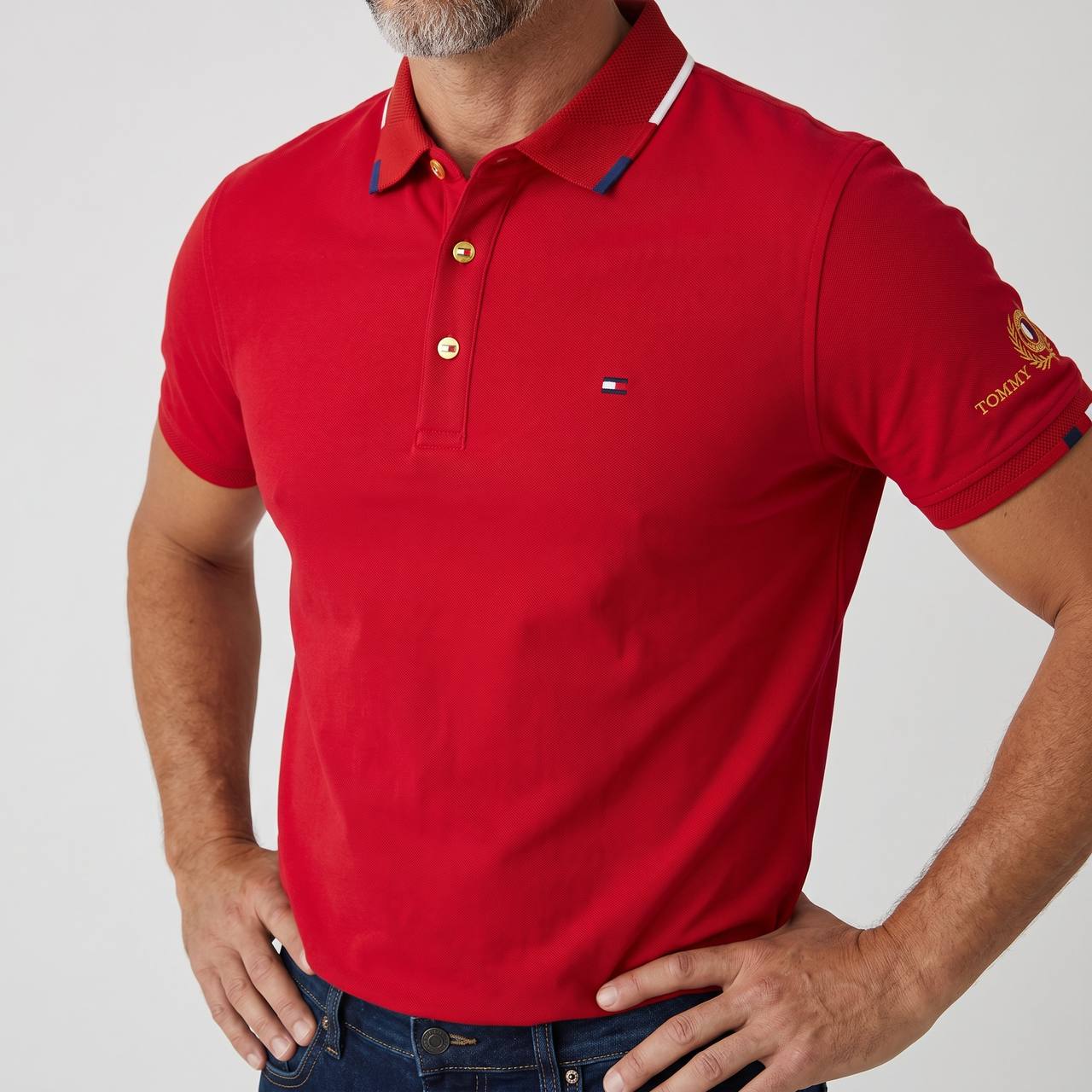 Tommy Hilfiger Premium Polo β Red Edition β€οΈπΊπΈ