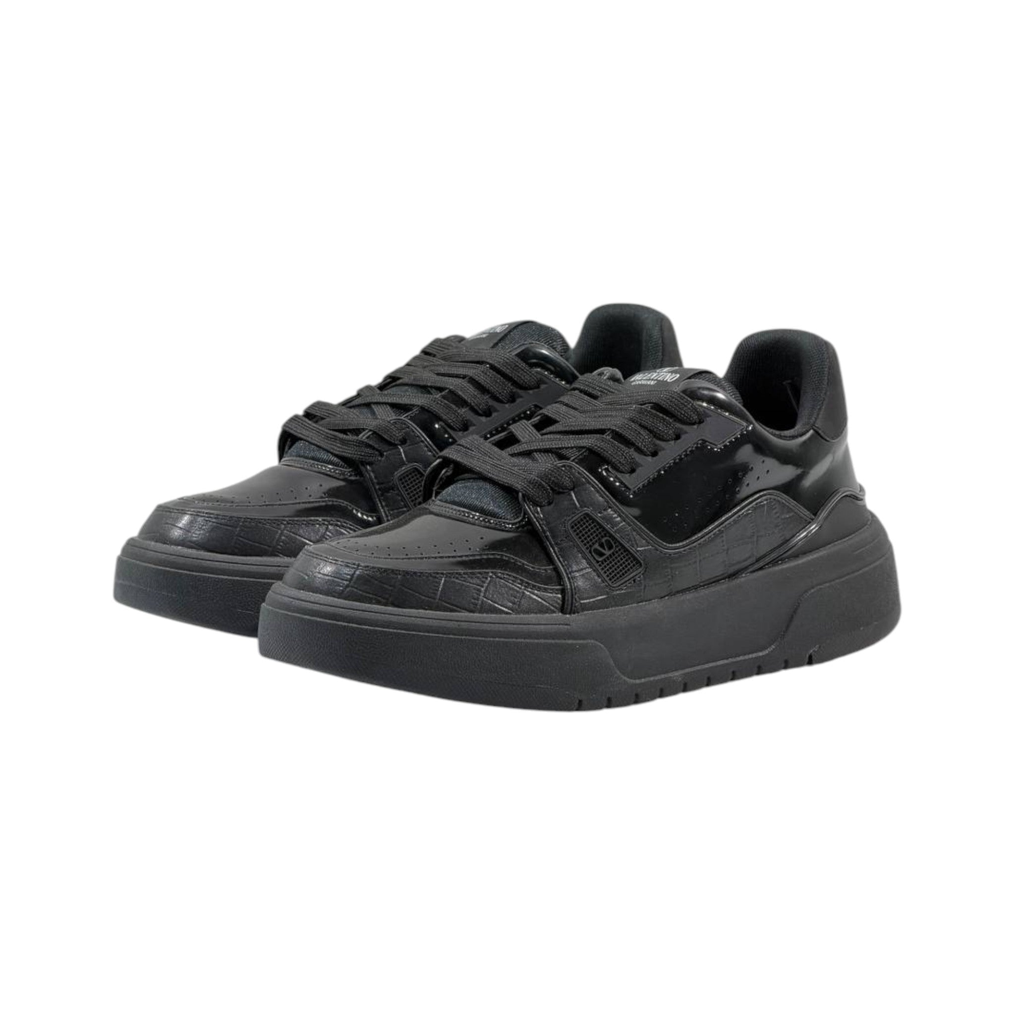 π€ Valentino Garavani All-Black Platform Sneakers ππ₯