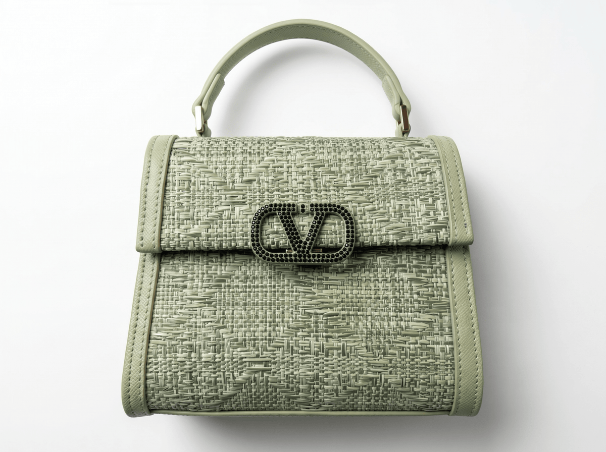 Valentino Garavani Sage Green VLogo Top Handle Bag πβ¨ππ