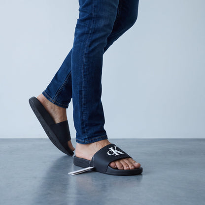 Calvin Klein Slides – Black Logo Sliders 🖤🩴