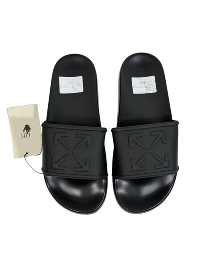 OFF-WHITE Slides – All Black Arrow Edition 🖤🔥