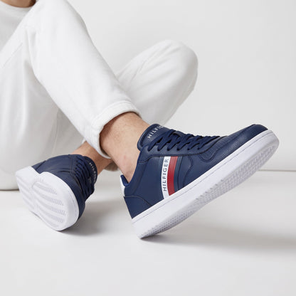 Tommy Hilfiger Court Sneaker — Navy & White
