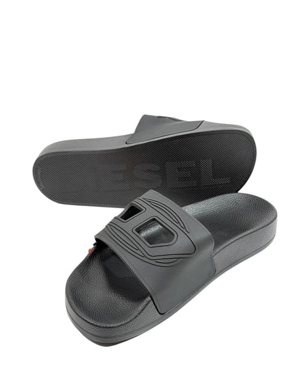 DIESEL Slides – All Black Industrial Edition 🖤⚙️